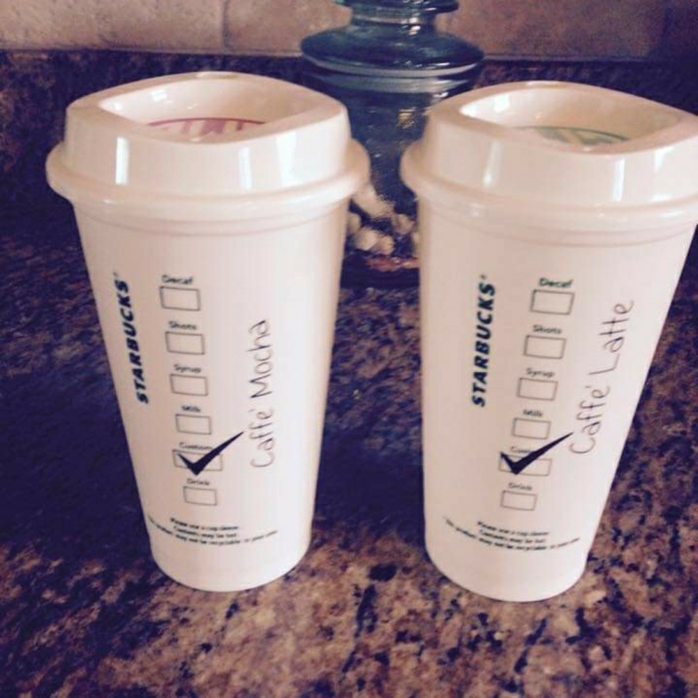 Custom Starbucks resuable Coffee Cup - Picture 2 of 7